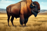 How to Create an Image of a bison in the prairie using AI (Stable Diffusion) with Example Prompt