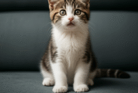 How to Create an Image of a cute cat sitting on a sofa using AI (Stable Diffusion) with Example Prompt