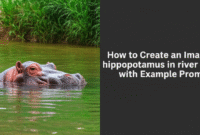 How to Create an Image of a hippopotamus in the river using AI (Stable Diffusion) with Example Prompt