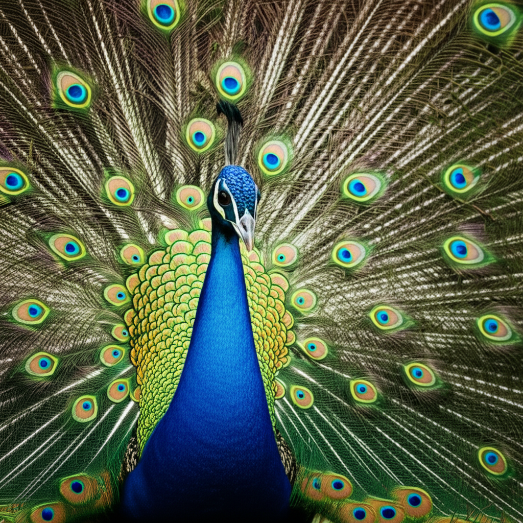 How to Create an Image of a peacock displaying feathers using AI (Stable Diffusion) with Example Prompt