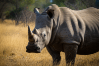 How to Create an Image of a rhinoceros in Africa using AI (Stable Diffusion) with Example Prompt
