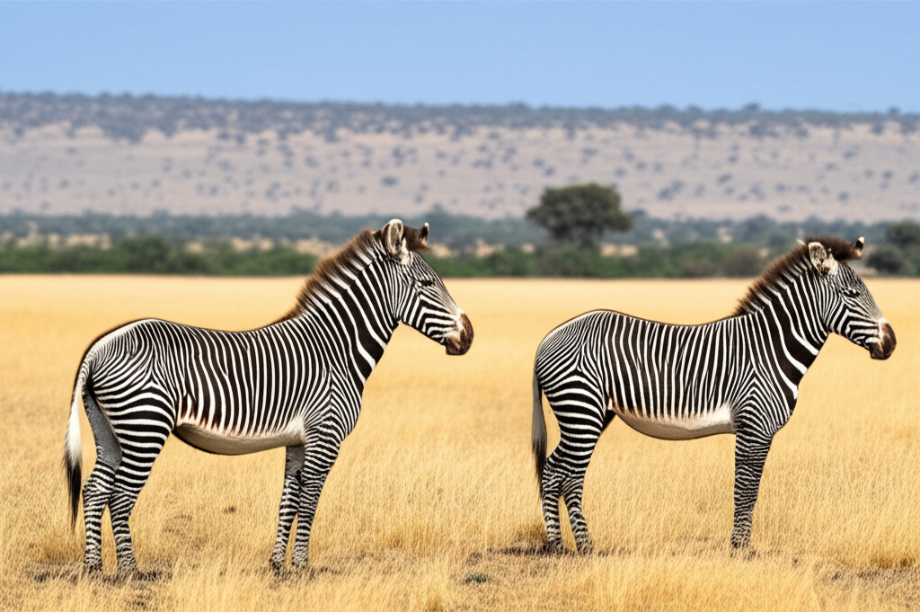 How to Create an Image of a zebra in the African savanna using AI (Stable Diffusion) with Example Prompt