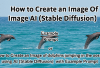 How to Create an Image of dolphins jumping in the ocean using AI (Stable Diffusion) with Example Prompt