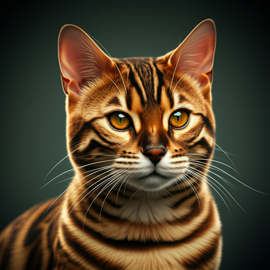 How to Create an Image of a Bengal cat using AI (Stable Diffusion) with Example Prompt
