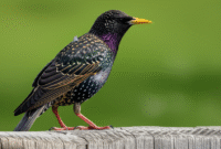 How to Create an Image of a starling in the field using AI (MidJourney) with Example Prompt